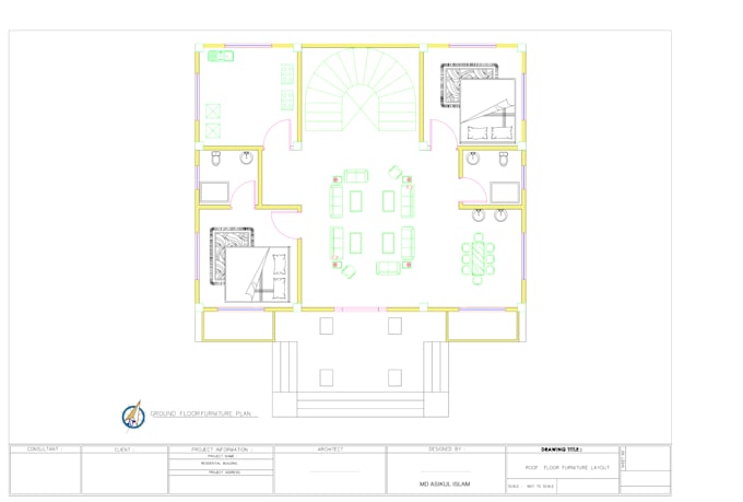 create architectural 2d floor plan, 3d floor plan